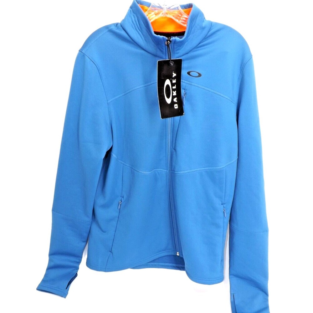 OAKLEY DWR Elkhorn California Blue full zip Mock Collar Jacket - Men's‎ size L